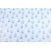 Упаковочная бумага, Голубые гномики, 80 г/м2, 87х61 см