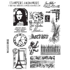Набор резиновых штампов Mini Classics, Tim Holtz