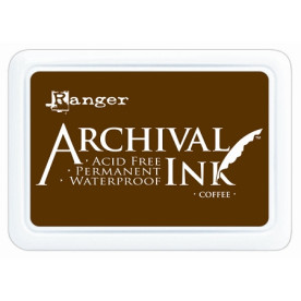 Перманентные чернила для штампинга Archival Ink Coffee Ranger