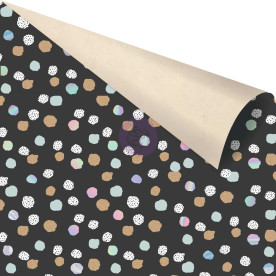  Двусторонняя скрапбумага Offset Dot - Zella Teal Prima