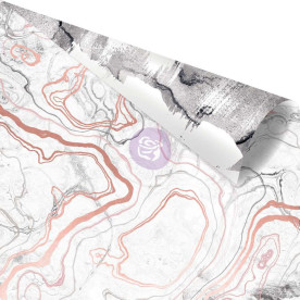 Двусторонняя скрапбумага Beautiful Glory - Rose Quartz с фольгой Prima