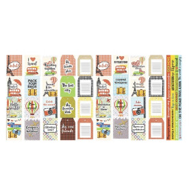 Набір смуг з картинками European holidays ru + eng від Фабрика Декору