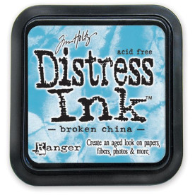 Краска для штампинга Distress Pad - Broken China от Tim Holtz