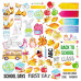 Лист с картинками для вырезания "Cool school", 30*30 см Фабрика Декора