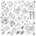 Лист для для раскрашивания маркерами Botany summer 30,5x30,5 Фабрика Декора