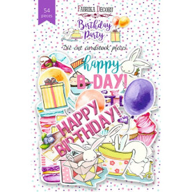 Набор высечек, коллекция Birthday party, 54 шт Фабрика Декора