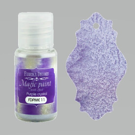 Сухая краска Magic paint with effect цвет Фиолетовый кристалл, 15мл Фабрика Декора