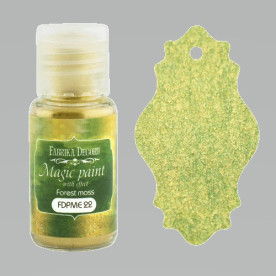 Суха фарба Magic paint with effect колір Лісовий мох, 15мл Фабрика Декору