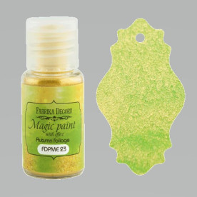 Суха фарба Magic paint with effect колір Осіннє листя, 15мл Фабрика Декору
