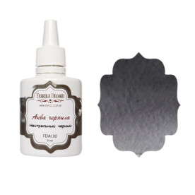 Аква чернила, цвет "Нейтральный черный", 30мл Фабрика Декора