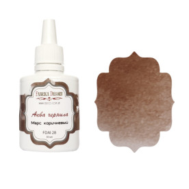 Аква чорнило, колір "Марс коричневий", 30мл Фабрика Декору