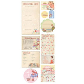 Набор высечек Retro Chipboard Kitschy Kitchen от Melissa Frances
