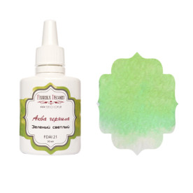 Аква чорнило, колір "Світло-зелений", 30мл Фабрика Декору