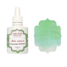 Аква чорнило, колір "Смарагдово-зелений", 30мл Фабрика Декору