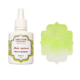 Аква чернила, цвет "Желто-зеленый", 30мл Фабрика Декора