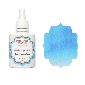Аква чорнило, колір "Яскраво-блакитний", 30мл Фабрика Декору