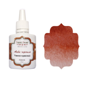 Аква чернила, цвет "Темно-красный", 30мл Фабрика Декора
