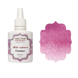 Аква чорнило, колір "Рожевий", 30мл Фабрика Декору