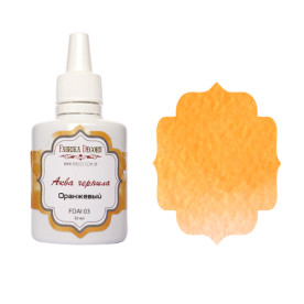 Аква чернила, цвет "Оранжевый", 30мл Фабрика Декора