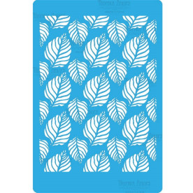 Универсальный трафарет 226 "Листья", 15*20 см от Фабрика Декора