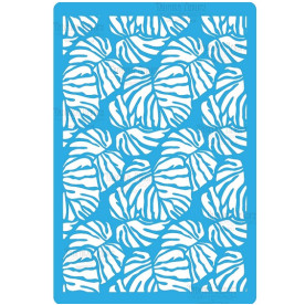 Трафарет 223 "Листья монстеры", 15*20 см от Фабрика Декора