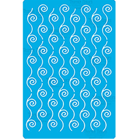 Трафарет "Завитки бордюр", 15*20 см от Фабрика Декора