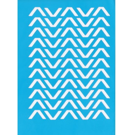 Трафарет "Шеврон 02", 15 * 20 см від Фабрика Декору