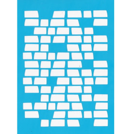 Трафарет "Старая Стена", 15*20 см от Фабрика Декора