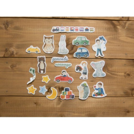 Набор вырубки Мальчишки 21 эл. Polkadot