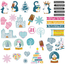 Набір вирубки Ескімо 37 ел. Polkadot