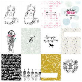 Набор карточек Ветер перемен 12 шт. 7.5х10 см Polkadot