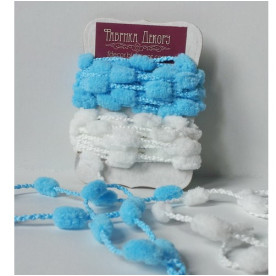 Набір тасьми з помпонами TPPW Фабрика Декору