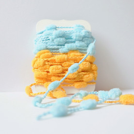 Набір тасьми з помпонами TPYB Фабрика Декору