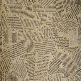 Лист крафт паперу 30Х30 з малюнком Газетні вирізки, 70 г / м2, Фабрика Декору