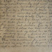 Лист крафт бумаги 30Х30 с рисунком Рукописный текст (черный), 70 г/м2, Фабрика Декора