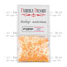 Набор пайеток - 002 звездочки 5 мм Фабрика Декора