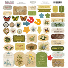 Лист з висічками "Botany summer", 30,5 * 30,5 см від Фабрика Декору