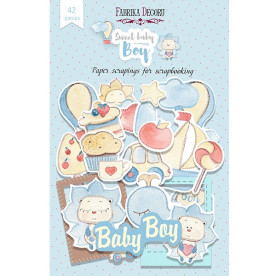 Набор высечек "Sweet baby boy", 42 шт от Фабрика Декора