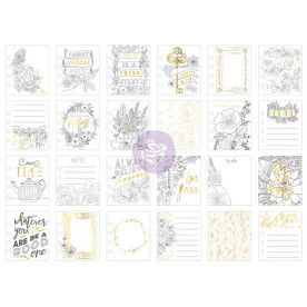 Карточки для планера My Prima Planner Watercolor Journaling Cards 24 шт.