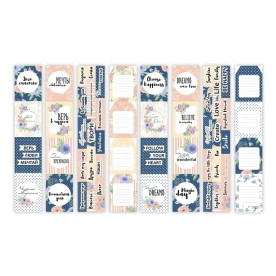 Набор полос для декорирования (ru+eng) "Цветочное настроение" от Фабрика Декора