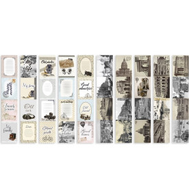 Набор полос для декорирования (ru+eng) "Shabby memory" от Фабрика Декора