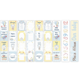 Набор полос для декорирования (ru+eng) "Sweet baby boy" от Фабрика Декора