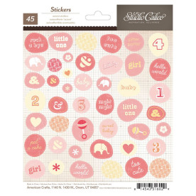 Наклейки Story Time Accent Baby Girl, 45 шт. Studio Calico