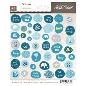 Наклейки Story Time Accent Baby Boy, 45 шт. Studio Calico