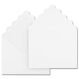 Конверт белый, 5 шт, 80 г/м2, 10,7х13,6 см, Зроби Сам(А)