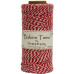 Двошаровий бавовняний шнур Baker's Twine, 1 м, червоний, Hemptique