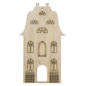 Фигурка для раскрашивания деревянная Домик 15х8,5 см Rosa talent