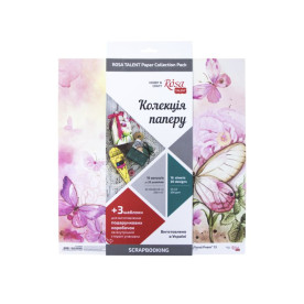 Набір скраппаперу Floral Poem 30х30 см 16 аркушів Rosa