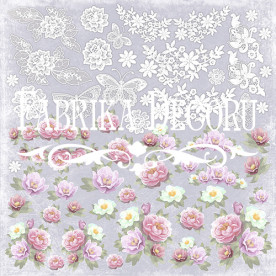 Лист з картинками для вирізання "Shabby Dreams", 30 * 30 см від Фабрика Декору
