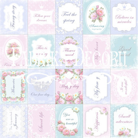 Набір карток №2 "Shabby Dreams" (eng) від Фабрика Декору